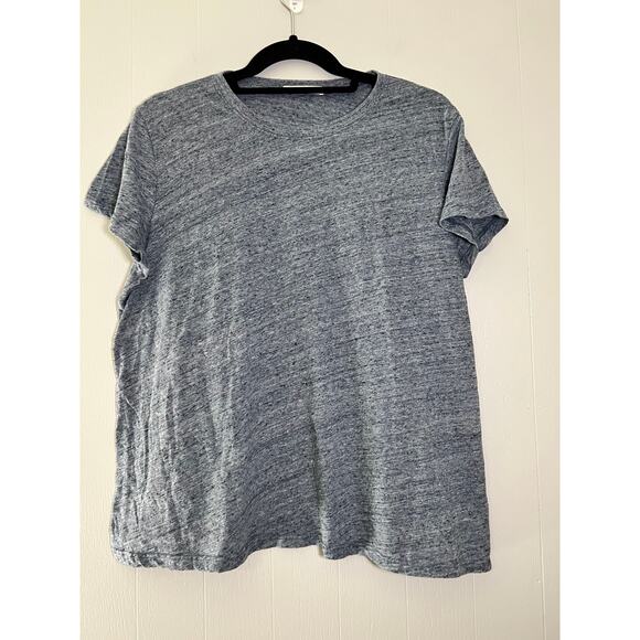 Marine Layer Tops - Marine Layer Size Large Crewneck Blue Short Sleeve